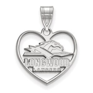 Sterling Silver Longwood U Heart Pendant